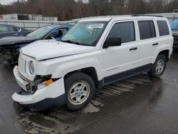 Salvage cars for sale at Assonet, MA auction: 2016 Jeep Patriot Sport