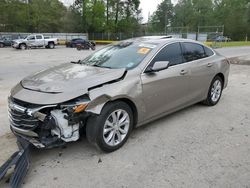 Salvage cars for sale at Greenwell Springs, LA auction: 2022 Chevrolet Malibu LT