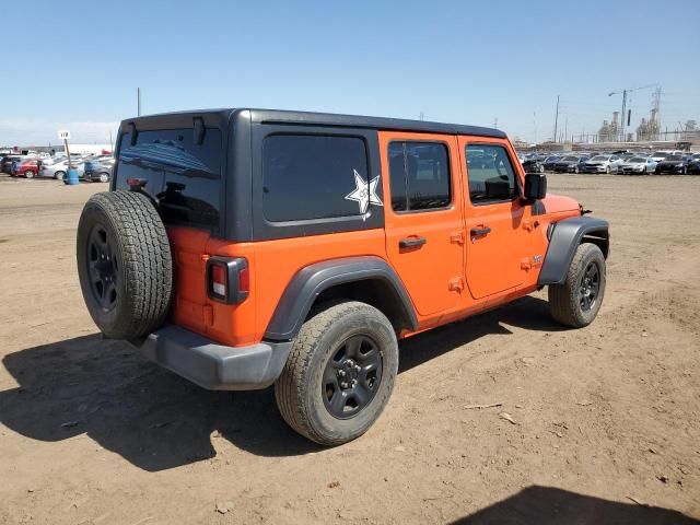 2018 Jeep Wrangler Unlimited Sport