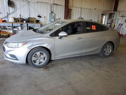 Salvage cars for sale at Billings, MT auction: 2017 Chevrolet Cruze LS