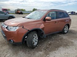Salvage cars for sale at Houston, TX auction: 2015 Mitsubishi Outlander SE