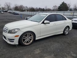 Salvage cars for sale from Copart Grantville, PA: 2012 Mercedes-Benz C 300 4matic