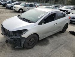 Salvage cars for sale from Copart Savannah, GA: 2015 KIA Forte LX