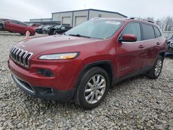 Salvage cars for sale at Wayland, MI auction: 2017 Jeep Cherokee Limited