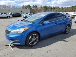 Salvage cars for sale at Exeter, RI auction: 2015 KIA Forte EX