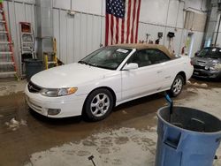 Salvage cars for sale from Copart Mcfarland, WI: 2001 Toyota Camry Solara SE