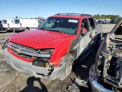 Salvage cars for sale from Copart Jacksonville, FL: 2002 Chevrolet Avalanche K1500