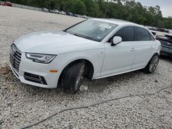 Salvage cars for sale at Houston, TX auction: 2018 Audi A4 Premium Plus