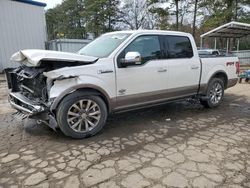 Salvage cars for sale at Austell, GA auction: 2017 Ford F150 Supercrew