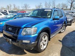 Salvage cars for sale from Copart Bridgeton, MO: 2010 Ford Explorer XLT