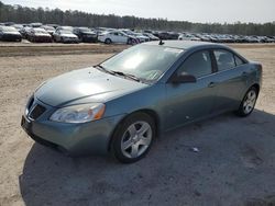 Salvage cars for sale at Harleyville, SC auction: 2009 Pontiac G6