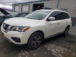 Salvage cars for sale from Copart Chambersburg, PA: 2017 Nissan Pathfinder S