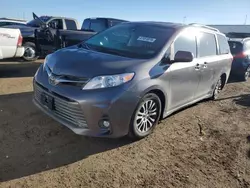 Salvage cars for sale at Brighton, CO auction: 2020 Toyota Sienna XLE