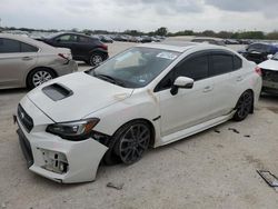 Salvage cars for sale at San Antonio, TX auction: 2018 Subaru WRX Limited