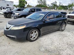 Salvage cars for sale from Copart Opa Locka, FL: 2010 Acura TL