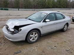 Ford Taurus SES salvage cars for sale: 2002 Ford Taurus SES