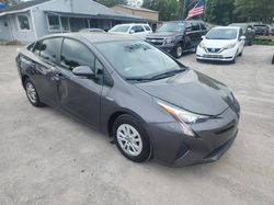 Salvage cars for sale from Copart Jacksonville, FL: 2017 Toyota Prius