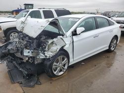 Salvage cars for sale from Copart Grand Prairie, TX: 2019 Hyundai Sonata Limited