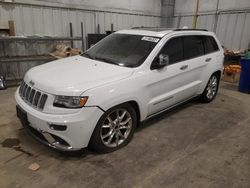 Jeep Grand Cherokee salvage cars for sale: 2015 Jeep Grand Cherokee Summit