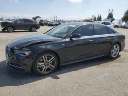 Salvage cars for sale at Rancho Cucamonga, CA auction: 2016 Audi A6 Premium Plus