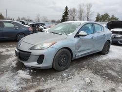 Salvage cars for sale from Copart Bowmanville, ON: 2012 Mazda 3 I
