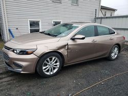 Salvage cars for sale from Copart York Haven, PA: 2018 Chevrolet Malibu LT