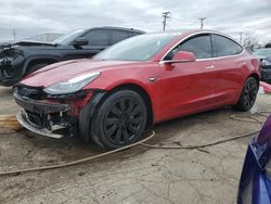 Salvage cars for sale at Chicago Heights, IL auction: 2020 Tesla Model 3