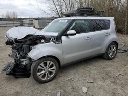 Salvage cars for sale from Copart Arlington, WA: 2015 KIA Soul +