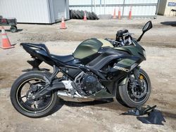Salvage motorcycles for sale at Wichita, KS auction: 2024 Kawasaki EX650 R