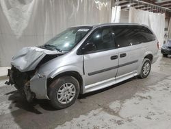 Salvage cars for sale at Leroy, NY auction: 2007 Dodge Grand Caravan SE