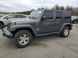 Salvage cars for sale at Brookhaven, NY auction: 2017 Jeep Wrangler Unlimited Sport