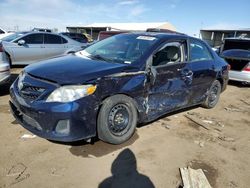 Salvage cars for sale from Copart Brighton, CO: 2012 Toyota Corolla Base