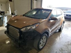 Salvage cars for sale at Mcfarland, WI auction: 2017 KIA Sportage LX