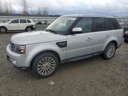 Land Rover Range Rover Sport hse salvage cars for sale: 2012 Land Rover Range Rover Sport HSE