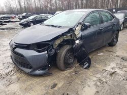 Salvage cars for sale at Waldorf, MD auction: 2017 Toyota Corolla L