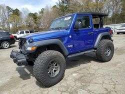 Salvage cars for sale at Austell, GA auction: 2018 Jeep Wrangler Sport