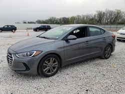 Salvage cars for sale at New Braunfels, TX auction: 2018 Hyundai Elantra SEL