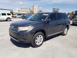 Salvage cars for sale from Copart New Orleans, LA: 2013 Toyota Highlander Base