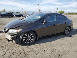 Salvage cars for sale at Colton, CA auction: 2013 Honda Civic EX