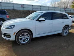 Salvage cars for sale at Davison, MI auction: 2019 Audi Q7 Premium
