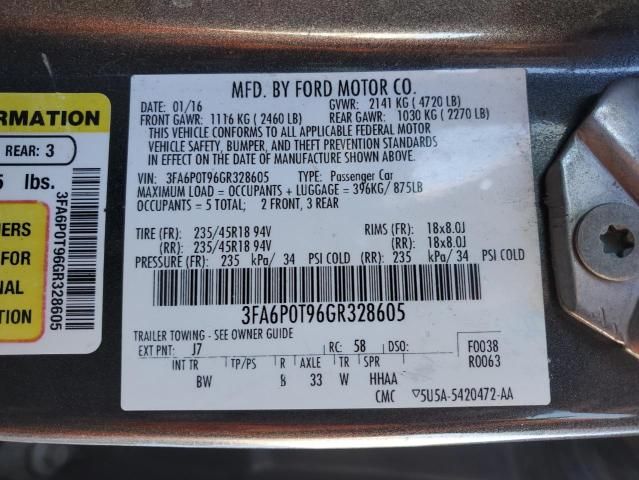 2016 Ford Fusion SE