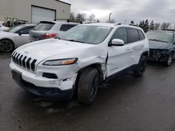 Jeep Cherokee Latitude salvage cars for sale: 2017 Jeep Cherokee Latitude