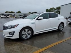 Salvage cars for sale at Sacramento, CA auction: 2014 KIA Optima Hybrid