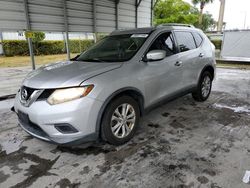 Salvage cars for sale from Copart Miami, FL: 2015 Nissan Rogue S