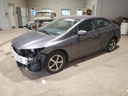 Honda Civic SE salvage cars for sale: 2015 Honda Civic SE