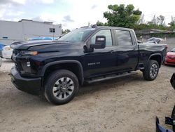 Salvage cars for sale at Opa Locka, FL auction: 2022 Chevrolet Silverado K2500 Custom