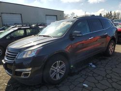 Salvage cars for sale from Copart Woodburn, OR: 2015 Chevrolet Traverse LT