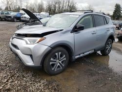 Salvage cars for sale from Copart Portland, OR: 2018 Toyota Rav4 LE