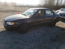 Salvage cars for sale from Copart Arlington, WA: 2000 Toyota Corolla VE