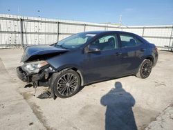 Salvage cars for sale from Copart Walton, KY: 2015 Toyota Corolla L